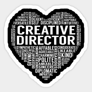 Creative Director Heart Sticker